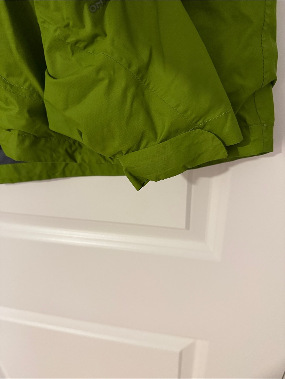 Columbia Lime Green Hooded Shell Jacket - Picture 3 of 5